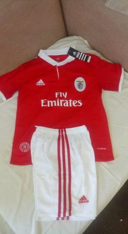 Camisetas Originais de Benfica para Crianças. Época 2017/18 Sommerschield - imagem 1