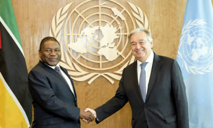 Filipe Nyusi recebe esta quinta-feira o Secretário-Geral da ONU - NoticiasAI