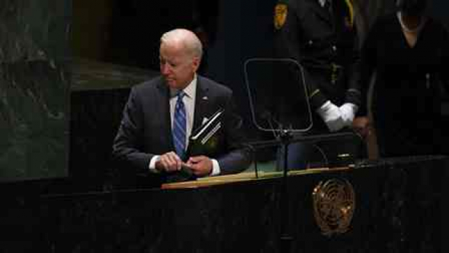 ONU. Joe Biden assegura que EUA "não procuram uma nova Guerra Fria"