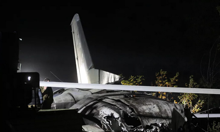 25 pessoas morrem num acidente aéreo na Ucrânia